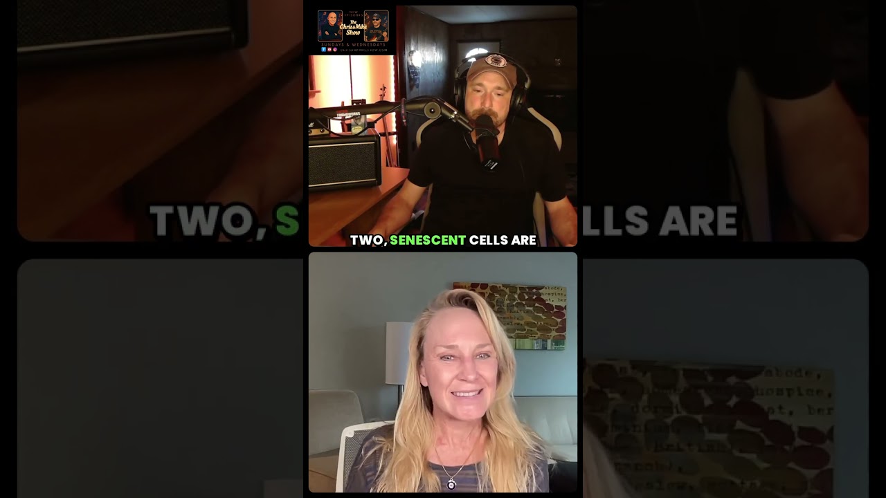 Senescent Cells and Sirtuins: The Aging Fat Cell Debate #chrisandmikeshow #Reels #Shorts #youtube
