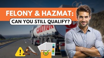 Kan een misdadiger een Hazmat-aantekening krijgen? CDL-gids