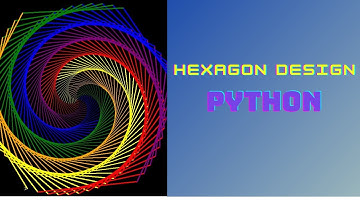 How to Draw a Hexagon in Python by using |Turtle Graphics Drawing ModuleTutorial | Code Problem