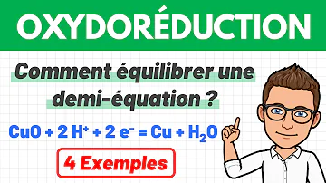 Comment équilibrer une Demi-équation rédox ?