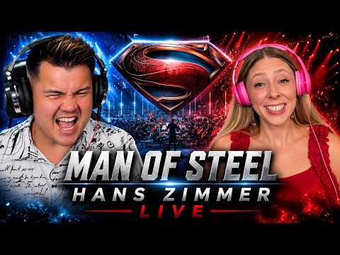 Hans Zimmer Just Made Us FEEL Like Superheroes! 🔥 | Man of Steel LIVE REACTION | Jon and Dolly