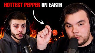 Rap Quiz! Loser Eats the HOTTEST Pepper in the World