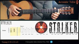 Video thumbnail of "Stalker - Dirge for the Planet (Guitar Tabs)"