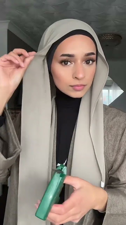 New hijab hack?!?! Its a micro stich gun from amazon! Ib: aaliyah.jm #shorts #hijabinspiration#hijab