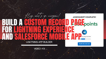 Build a Custom Record Page for Lightning Experience and Salesforce Mobile App Trailhead