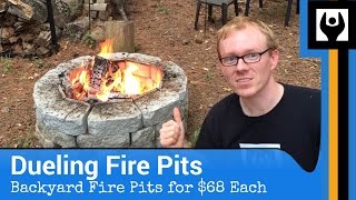 Dueling Fire Pits for $68 Each