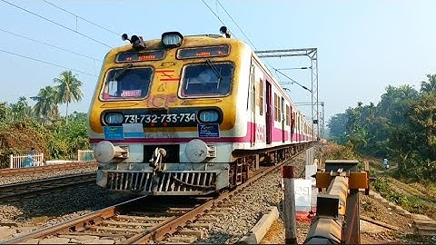 Fast & Furious ICF EMU Local Train Dangerous Moving Out At Railgate