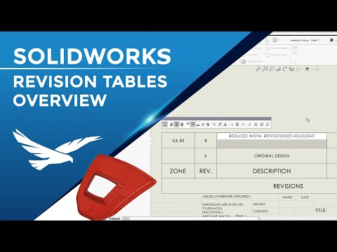 SOLIDWORKS Revision Tables