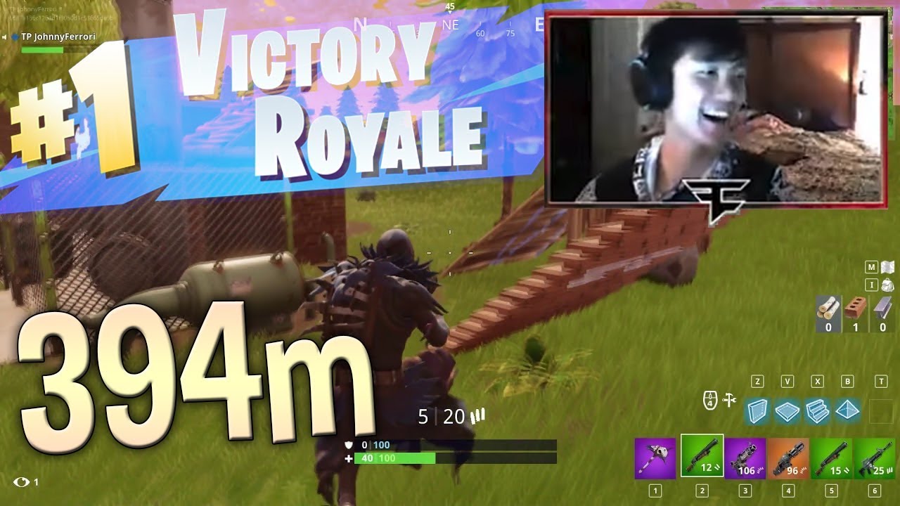 FaZe Tempo INSANE BOUNCE PAD TRICKSHOT KILL! Fortnite Funny Moments