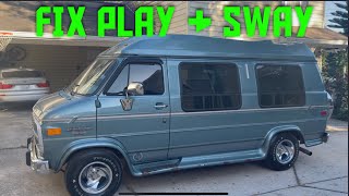 1995 Chevy g20 conversion van changing coil springs to fix highway sway