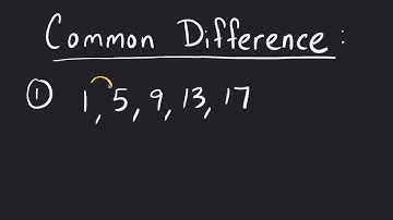 Common Difference