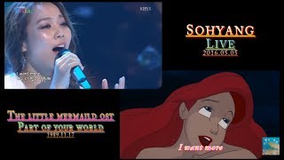 Sohyang-The Little Mermaid OST LIVE＆ANI│소향 인어공주 OST 라이브&애니