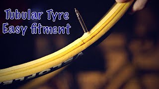 How to fit a Tubular Tyre, the Easy way