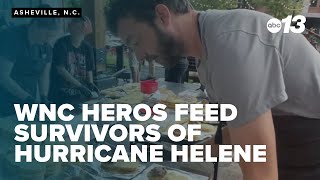 World Central Kitchen and Bear's Smokehouse serve over 1 million meals after Helene