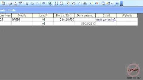 Access 2003: Creating a Hyperlink Field
