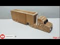 Wooden Toy. Freightliner Semi Truck