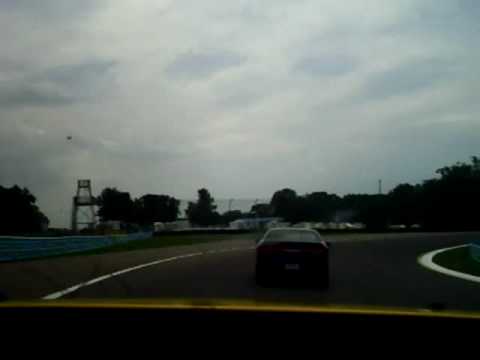 2005 Mustang GT chasing a 2010 Challenger R/T at Watkins Glen