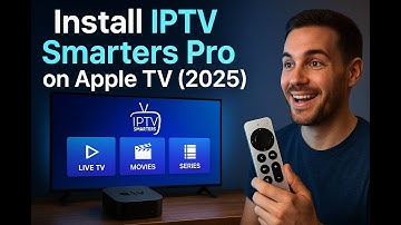 IPTV Smarters pro on Apple TV in 2 Minutes 2025