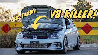 THIS makes the MK7 GTI a V8 Killer (FBO Big Turbo)