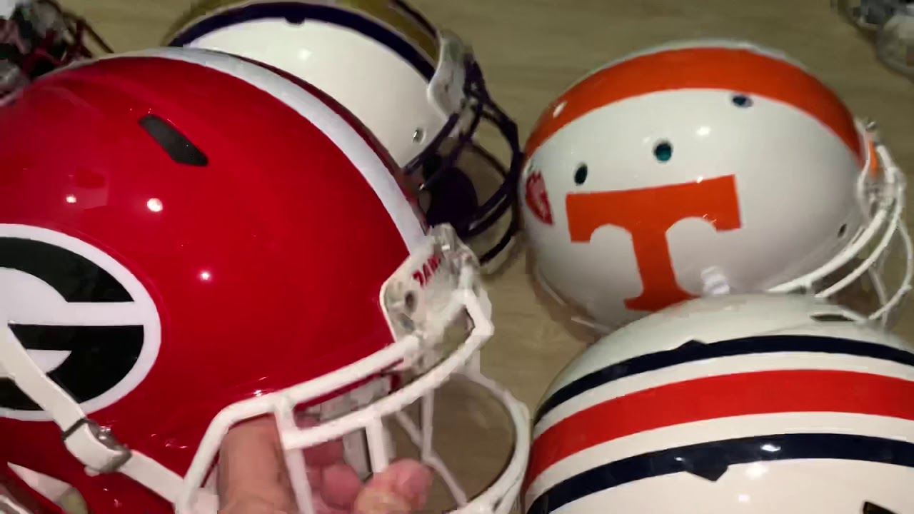 NCAA Football Helmet collection **Update** YouTube