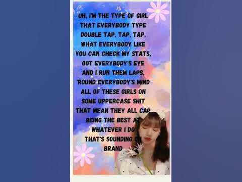 Lisa Typa Girl Rap lyrics #blackpink #shorts #lisa #rap #typagirl - YouTube