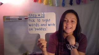 Sight Word Puddle Jumping
