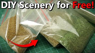 Top 5 DIY Scenery Materials For Model Railroading