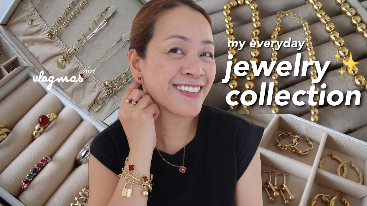 Vlogmas 4: My Everyday Jewelry Collection - YouTube