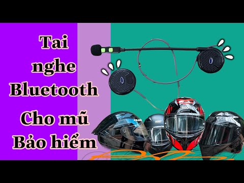 Video: Làm cách nào để bạn kết nối mũ bảo hiểm xe máy với Bluetooth?