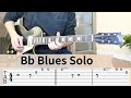 【TAB】Bb Blues Solo | Solo Guitar | Robben Ford