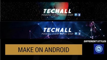 How To Make YouTube Channel Art On Android EASY - Tutorial