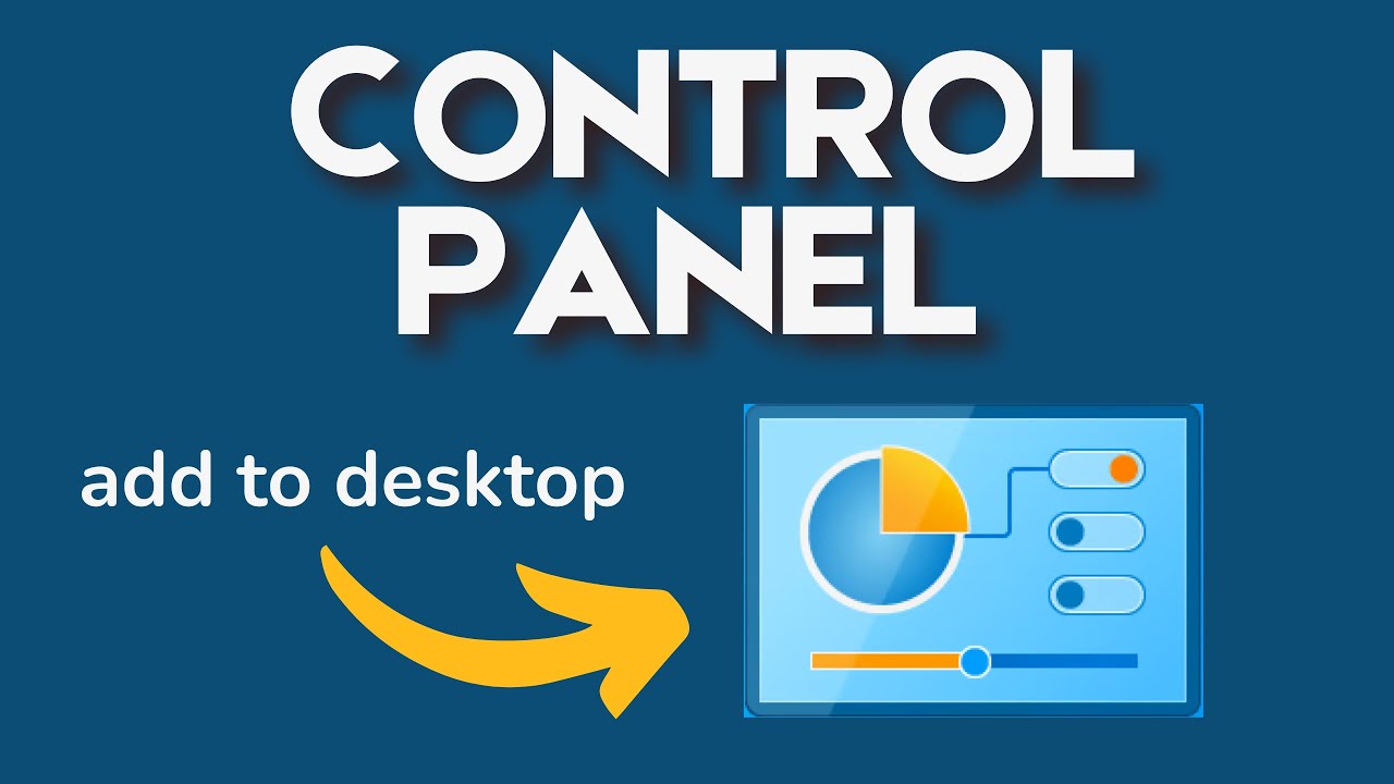 How to add Control Panel to Desktop on Windows 11 - YouTube