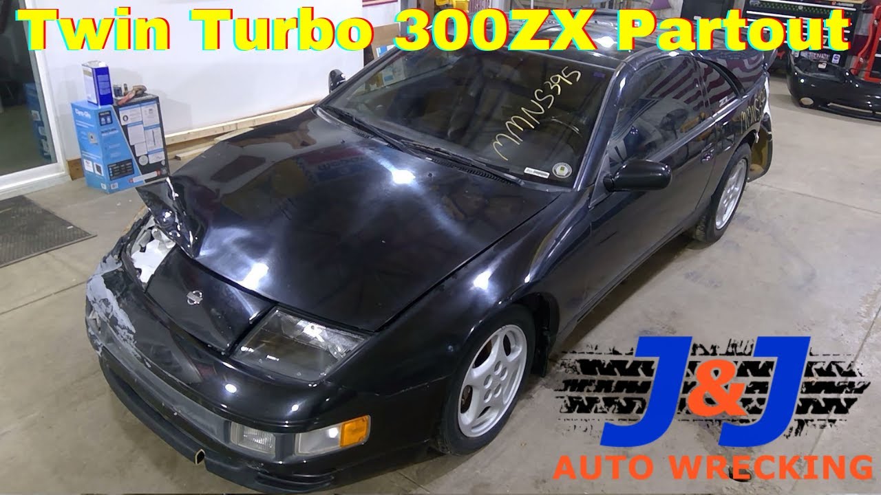 1991 Nissan 300zx Z32 Twin Turbo 3.0L V6 Test Video Part Out