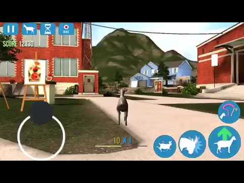 My own goat simulator portal!!!(Goat simulator)