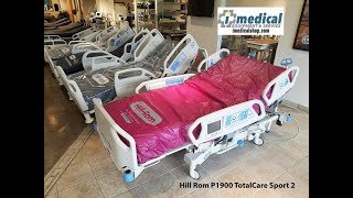 Hill Rom P1900 TotalCare Sport 2 Set Up Instructions