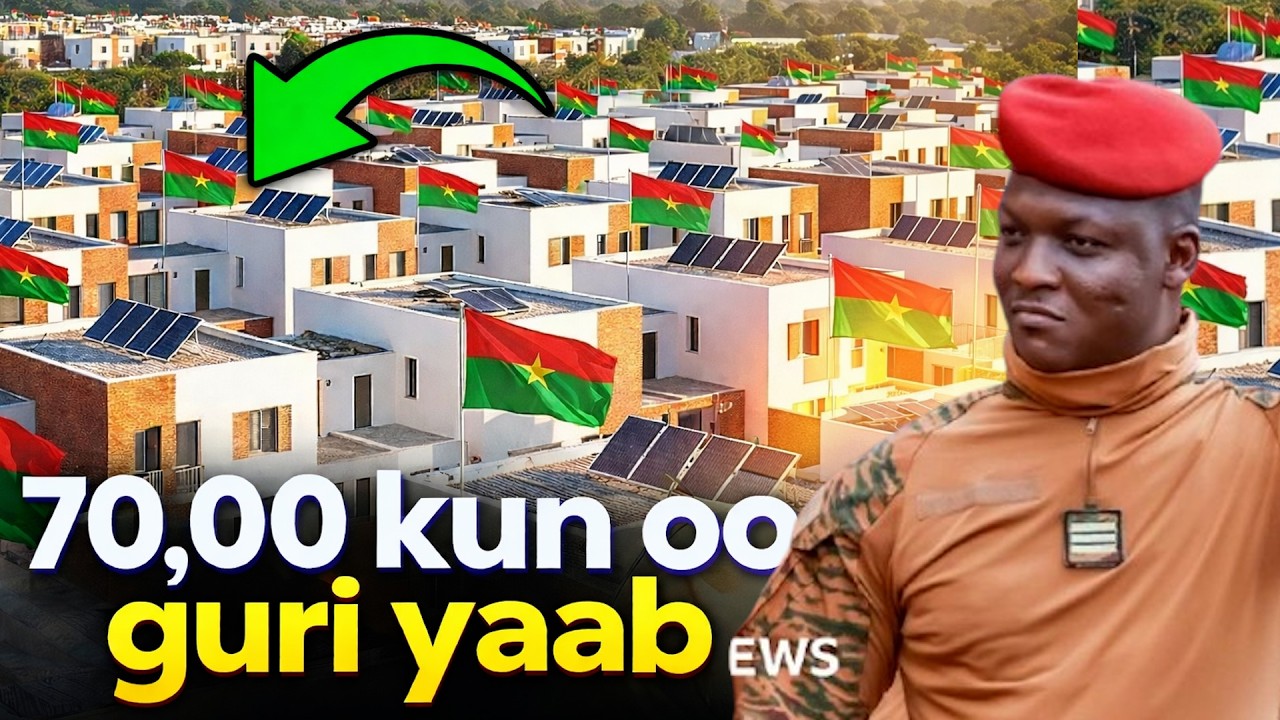 IBRAAHIM TRAORE OO QAADAY TALABADII UGU YAABKA BADNAYD+ HANJBAAD TOSS TRUMP#traoré