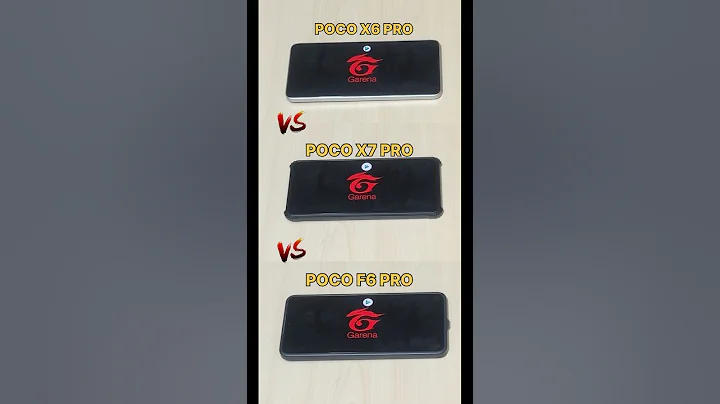 POCO X6 PRO vs POCO X7 PRO vs POCO F6 PRO | - FREE FIRE TEST | #freefire #shorts#shortsfeed #poco