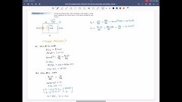 Example 2.13 (2) Nodal Analysis, Fundamentals of Electric Circuits, 7th ed, Alexander/Sadiku