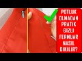 POTLUK OLMADAN MÜKEMMEL GİZLİ FERMUAR NASIL DİKİLİR? ✔️ PRATİK GİZLİ FERMUAR DİKİMİ 📌 PÜF NOKTALI