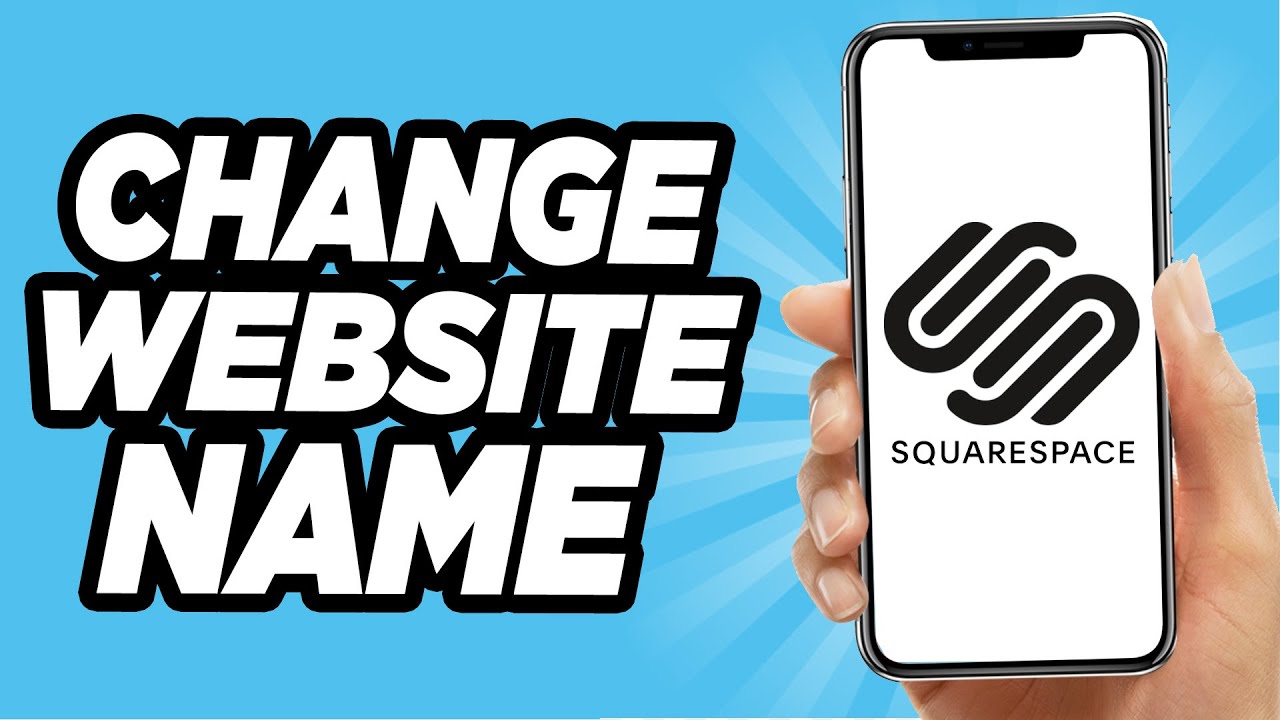 How To Change Site Name Title On Squarespace 2024 Tutorial YouTube