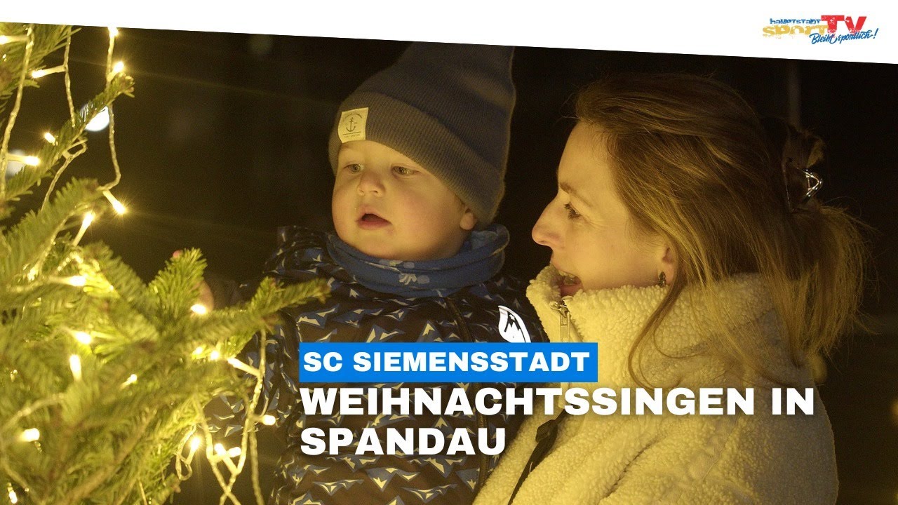 Weihnachtssingen beim SC Siemensstadt I Gelebte Gemeinschaft in Spandau