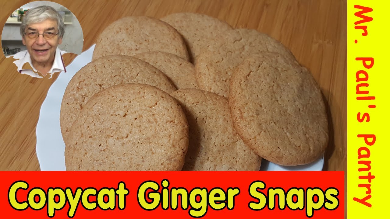 Copycat Ginger Snap Biscuits