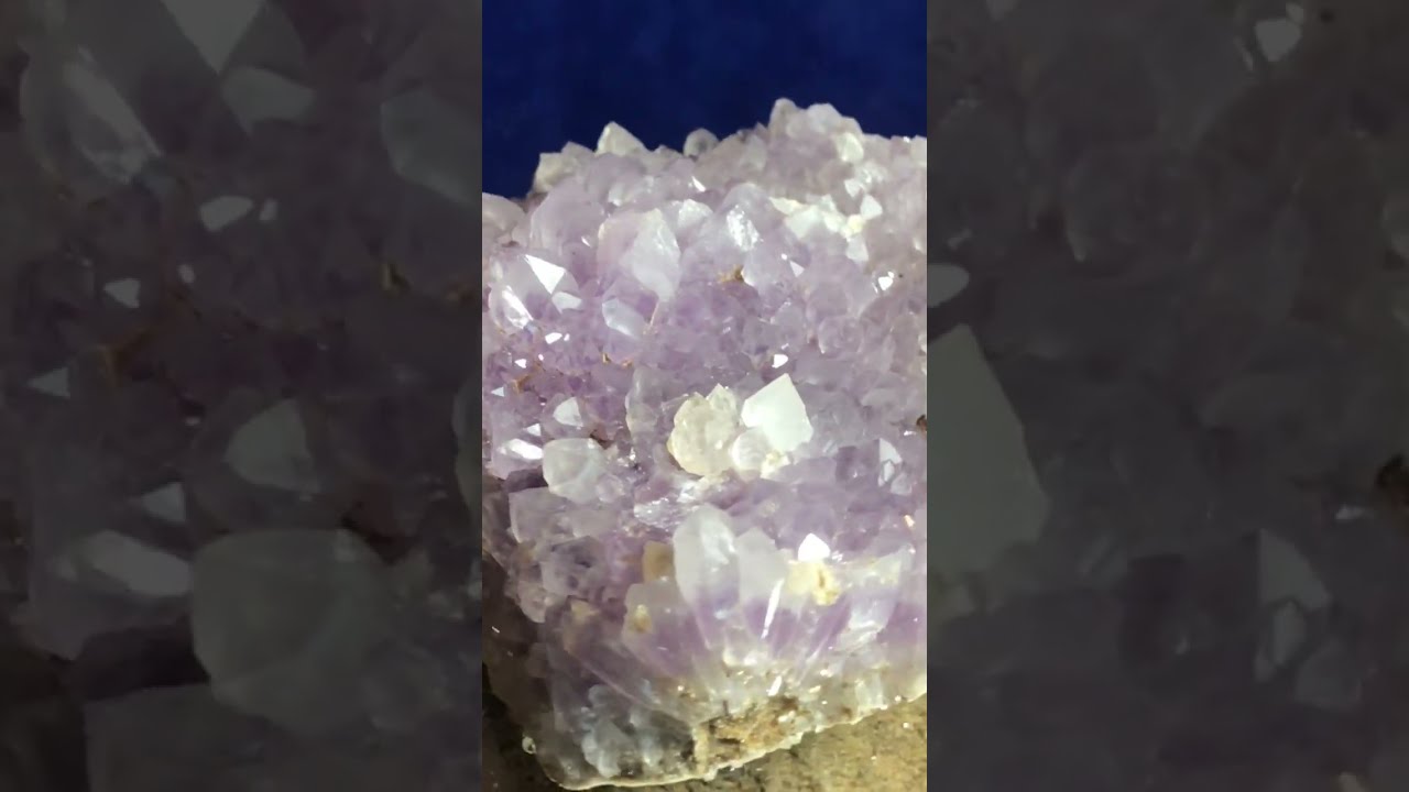 国産水晶 紫水晶クラスター 美品 兵庫県朝来市朝来町佐嚢