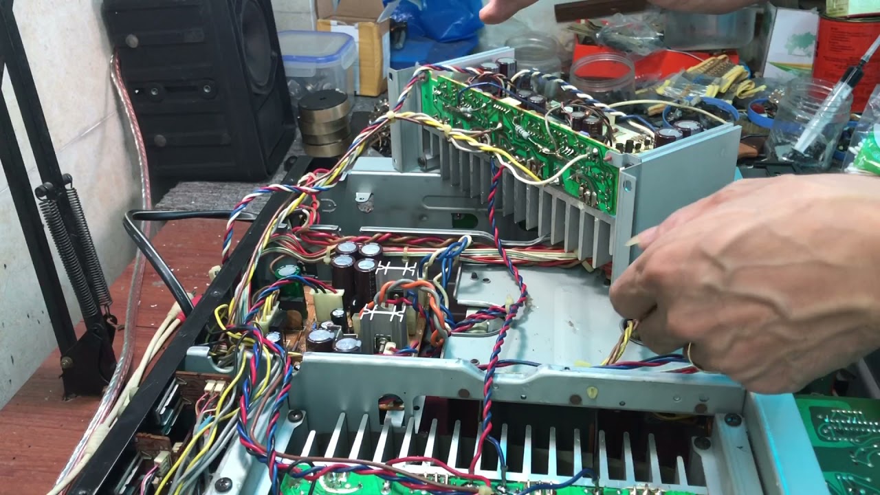 Sử lý âm Ly - sansui 607 không đóng le Dt:0914570133