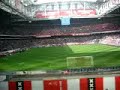 AJAX fans zingen Bloed, zweet en tranen