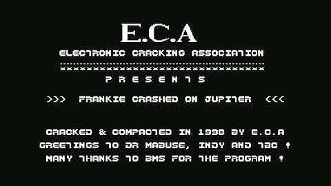 Electronic Cracking Association (ECA)  Intro 2 !  Commodore 64 (C64)