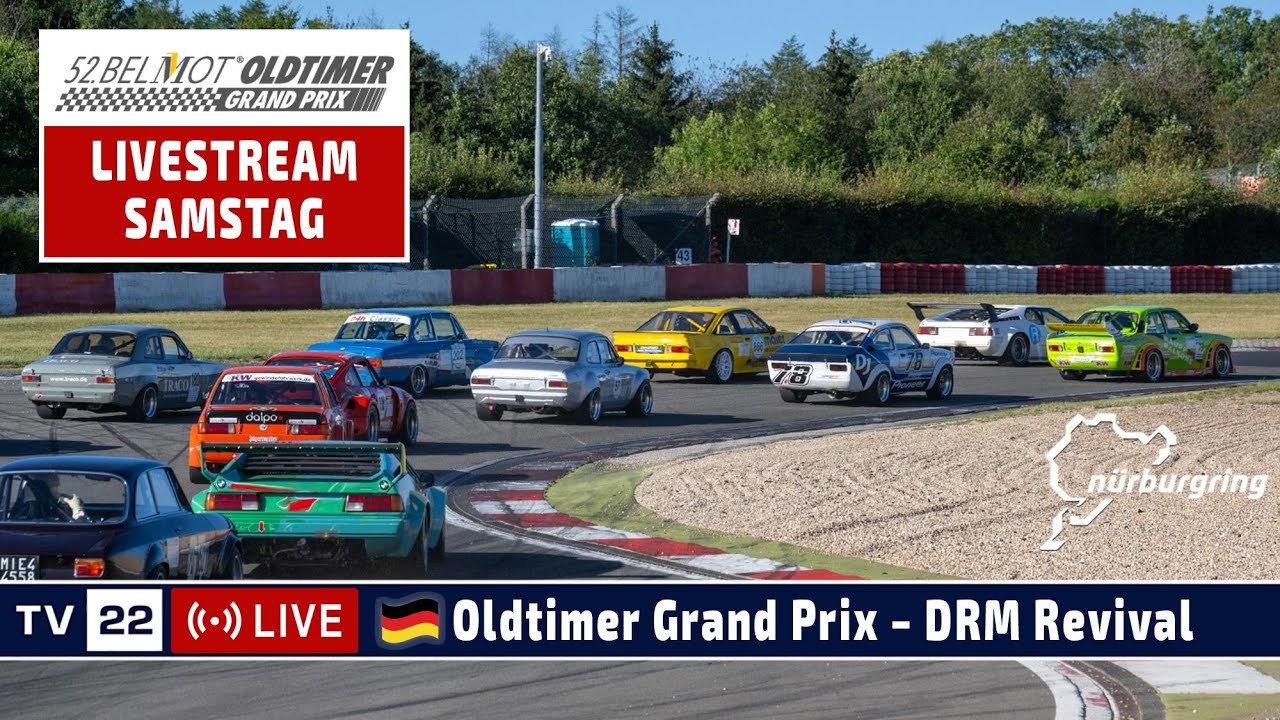 🇩🇪 LIVE DRM Revival – Deutsche Rennsport Meisterschaft R1 | Oldtimer-Grand-Prix Nürburgring 2025