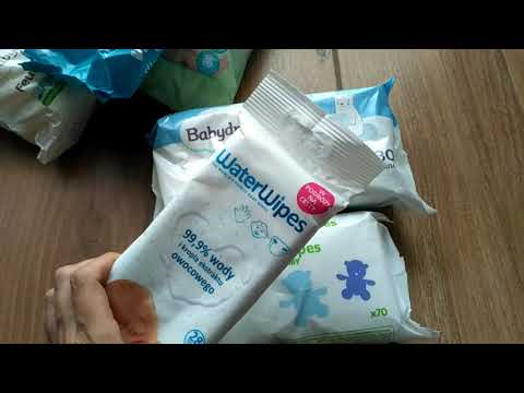 Chusteczki nawilżane dla niemowląt - Porównanie  Dada Waterwipes Auchan Rossmann