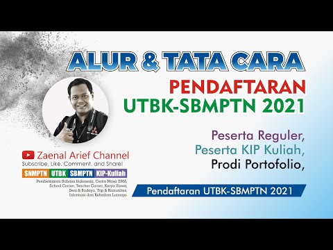 Alur dan Tata Cara Pendaftaran UTBK-SBMPTN 2021