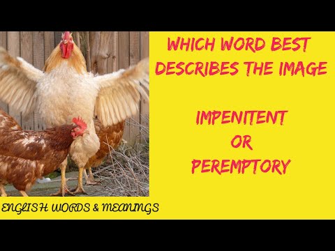 Video: Is peremptory adverb?